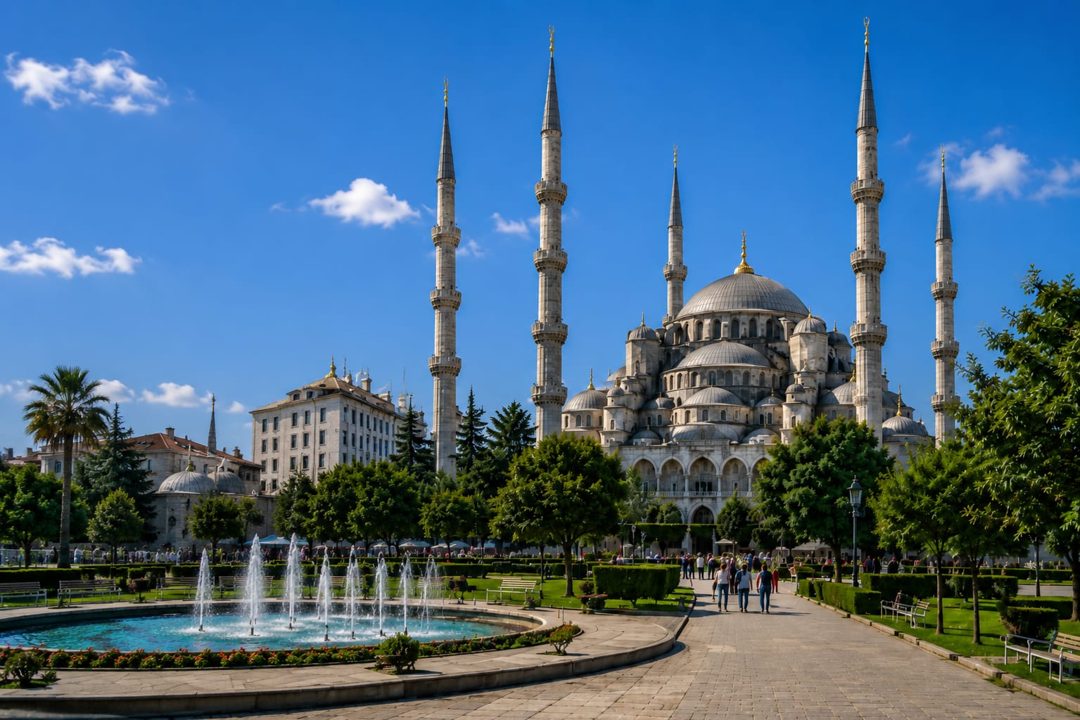 Sultanahmet Camii ve tarihi yarımada